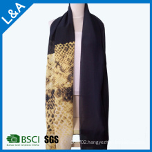 Chinese Ink and Wash Painting Scarf Scarves Personalized Silk Scarf